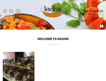 Tablet Screenshot of kadhai.com